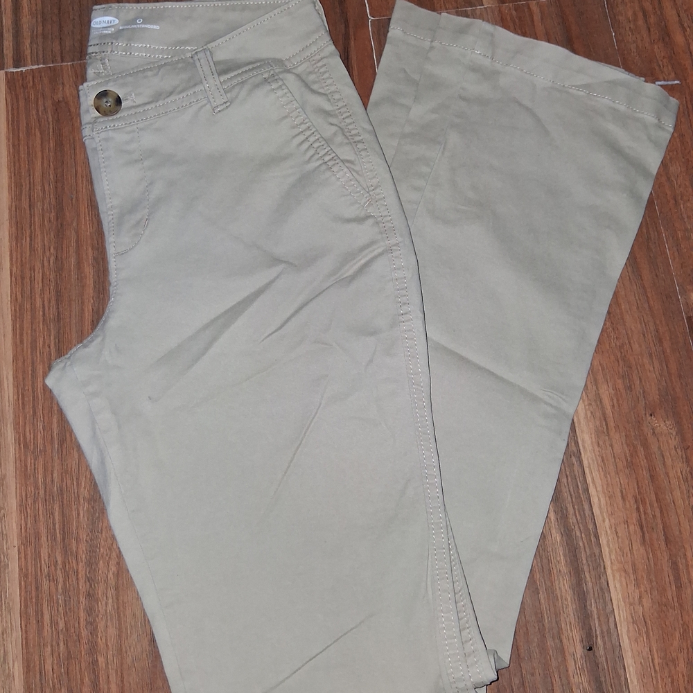 Old Navy Khaki Boot Cut Pants
